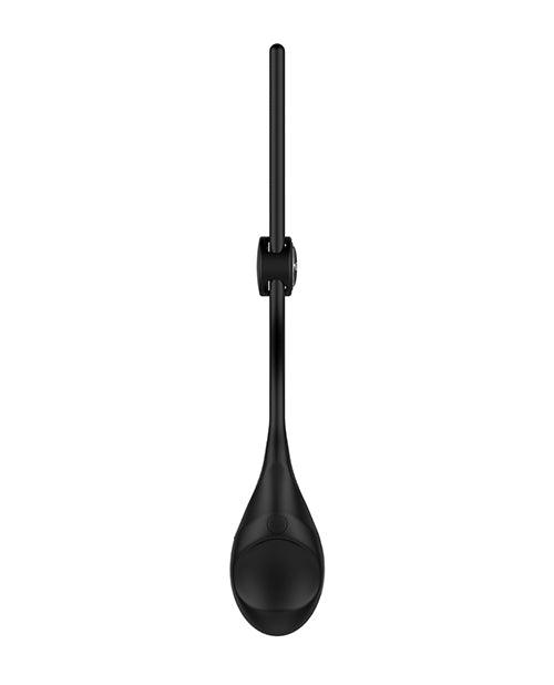image of product,Nexus Forge Single Lasso Vibrating Cock Ring - Black - SEXYEONE