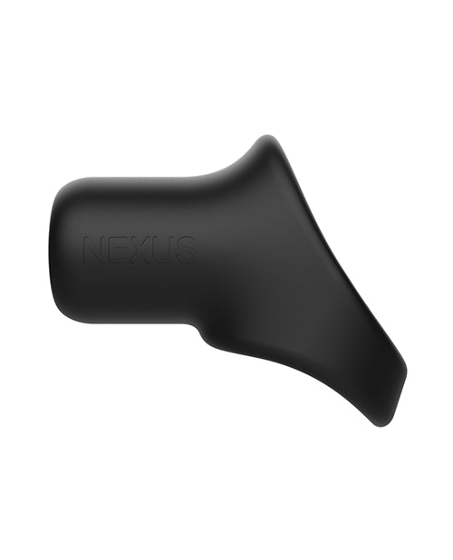 image of product,Nexus Rise Liquid Silicone Cock & Ball Sling - Black - SEXYEONE