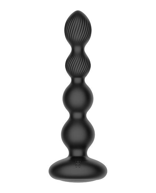 image of product,Nexus Tornado Probe Rotating & Vibrating Butt Plug - Black - SEXYEONE