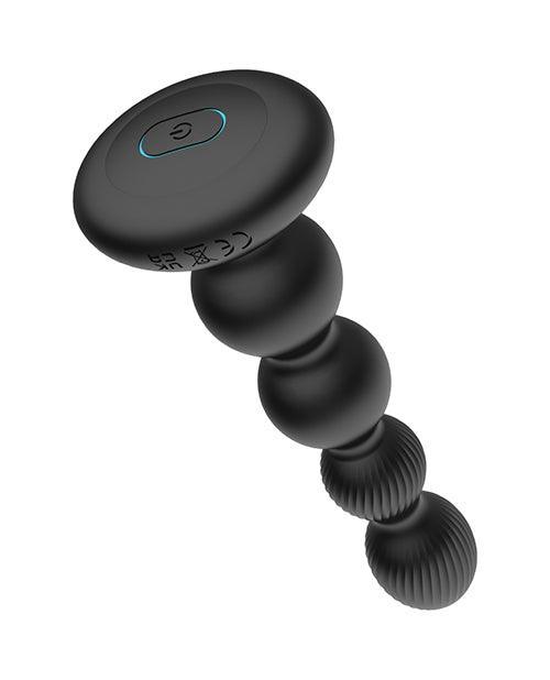 image of product,Nexus Tornado Probe Rotating & Vibrating Butt Plug - Black - SEXYEONE