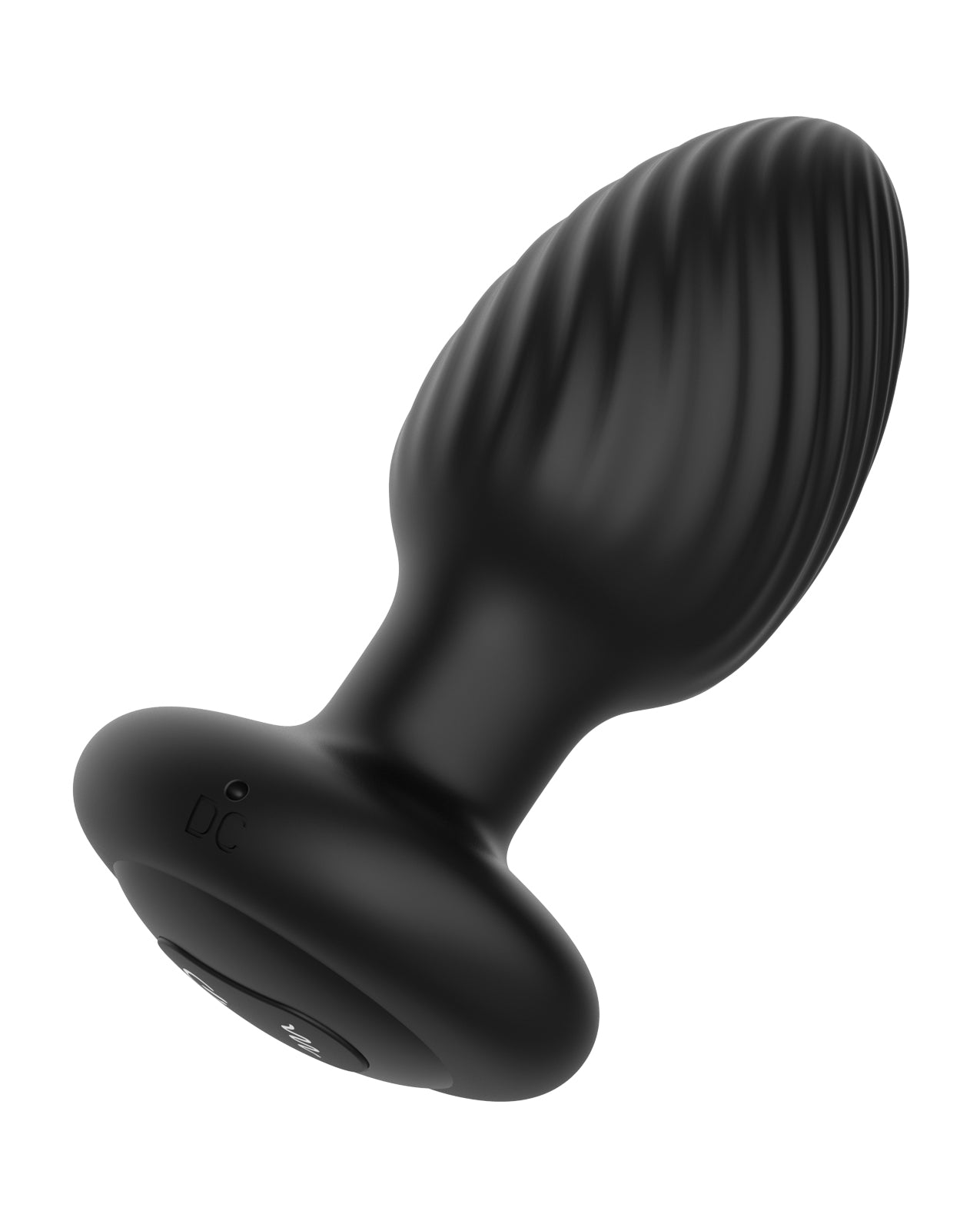 image of product,Nexus Tornado Rotating & Vibrating Large Butt Plug w/Remote - Black - SEXYEONE