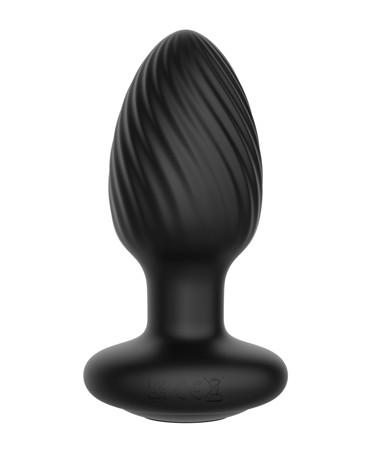 image of product,Nexus Tornado Rotating & Vibrating Large Butt Plug w/Remote - Black - SEXYEONE