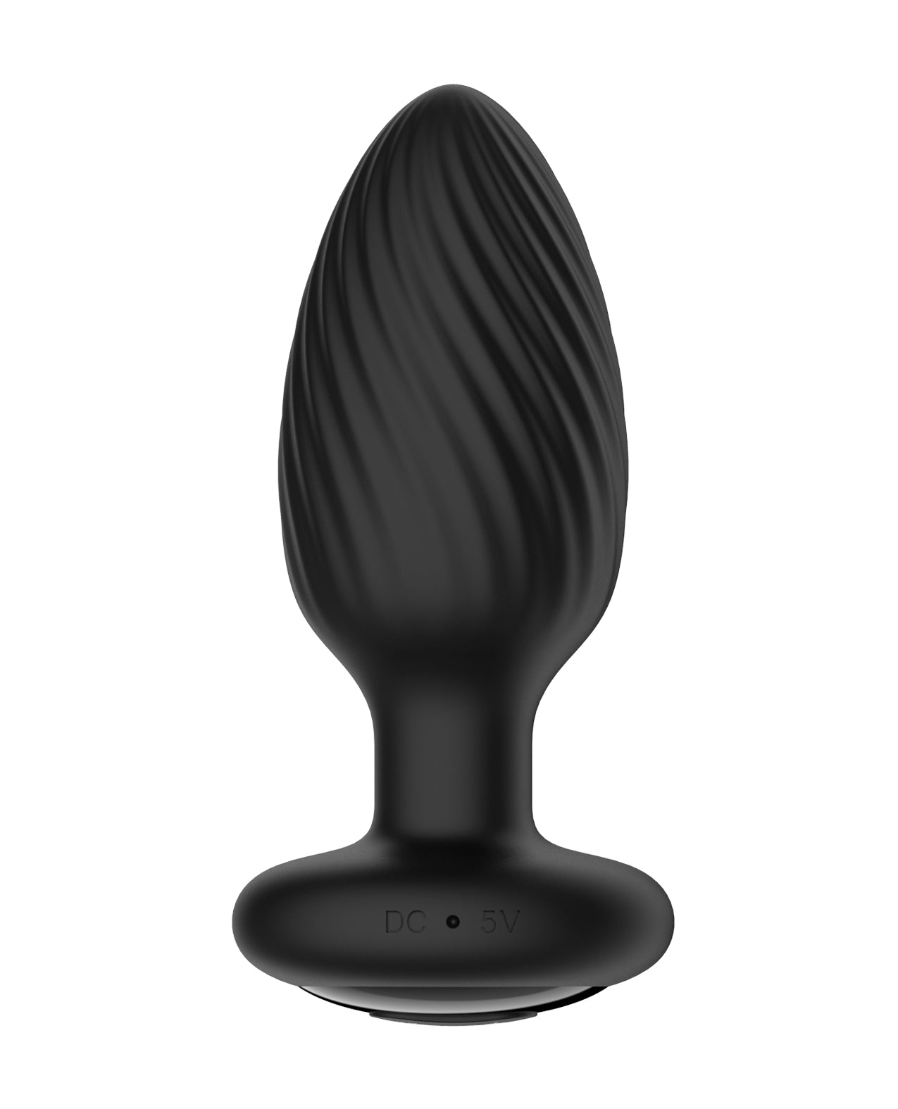 image of product,Nexus Tornado Rotating & Vibrating Medium Butt Plug w/Remote - Black - SEXYEONE