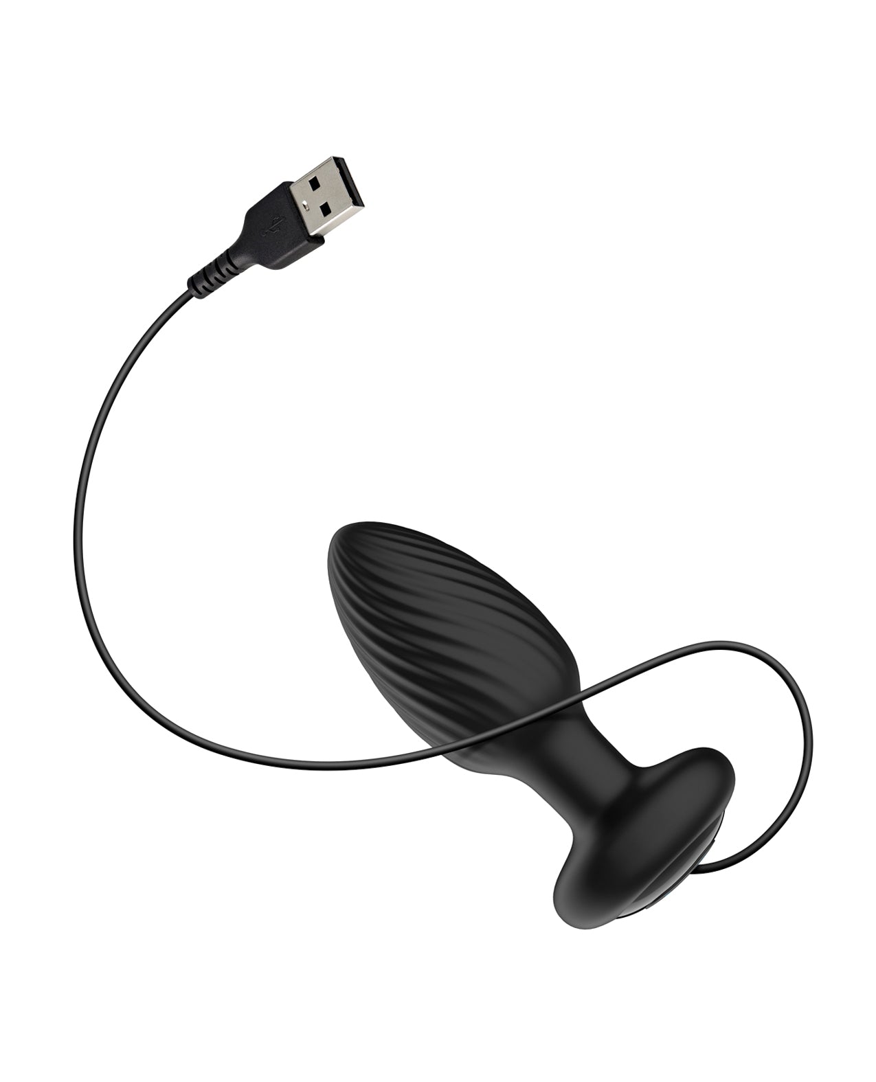 image of product,Nexus Tornado Rotating & Vibrating Medium Butt Plug w/Remote - Black - SEXYEONE