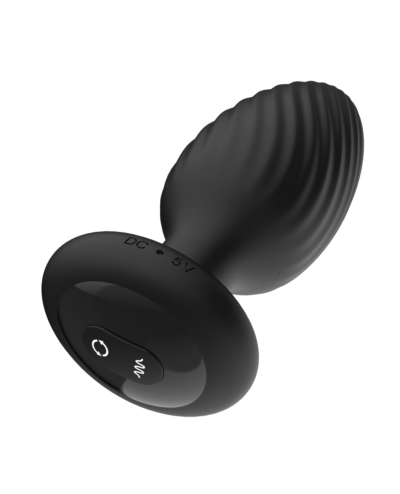 image of product,Nexus Tornado Rotating & Vibrating Medium Butt Plug w/Remote - Black - SEXYEONE