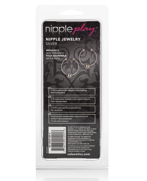 image of product,Nipple Play Nipple Jewelry - Silver - SEXYEONE