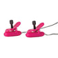 Nipple Play Vibrating Heated Nipple Teasers - Pink - SEXYEONE