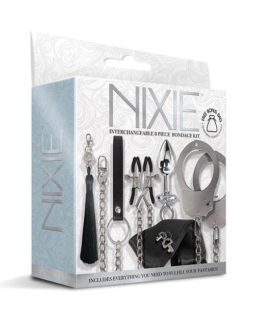image of product,Nixie Interchangeable 8 Pc Bondage Kit - SEXYEONE