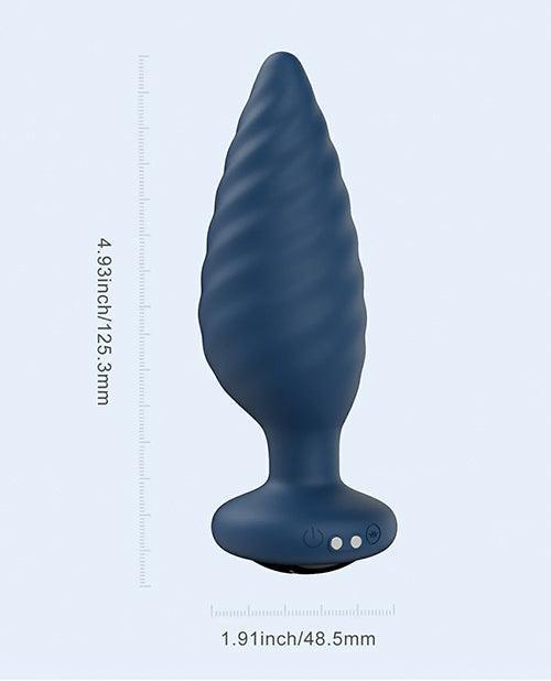 image of product,Noah App-Controlled Rotating Butt Plug - Navy Blue - SEXYEONE