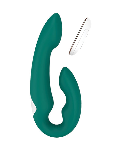 image of product,Nobu Arke Strapless Strap On - Emerald - SEXYEONE