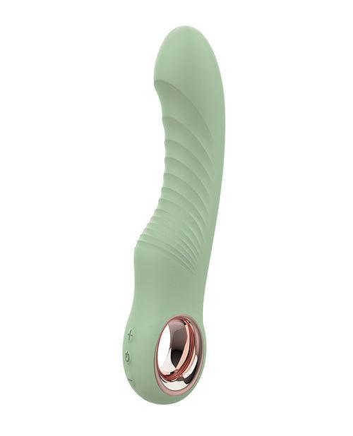 product image, Nobu Gwen G-Spot Vibrator w/Removable Bullet - Green - SEXYEONE