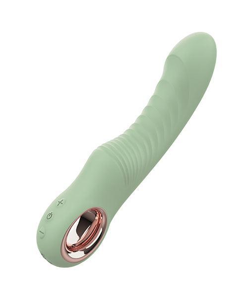 image of product,Nobu Gwen G-Spot Vibrator w/Removable Bullet - Green - SEXYEONE