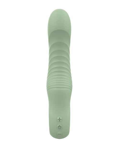 image of product,Nobu Gwen G-Spot Vibrator w/Removable Bullet - Green - SEXYEONE