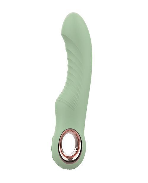 image of product,Nobu Gwen G-Spot Vibrator w/Removable Bullet - Green - SEXYEONE