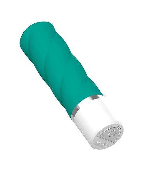 image of product,Nobu Mini Siera Twisted Bullet - Teal - SEXYEONE