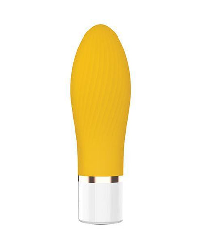 Nobu Mini Suba Ribbed Bullet - Yellow - SEXYEONE