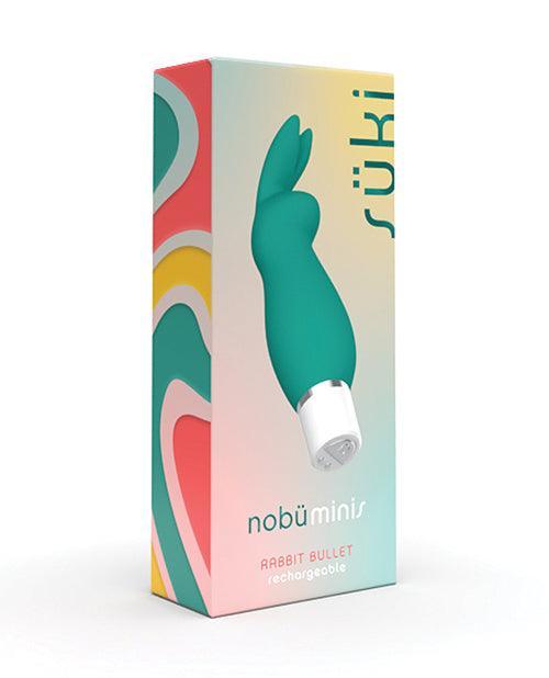 image of product,Nobu Mini Suki Rabbit Bullet - Teal - SEXYEONE