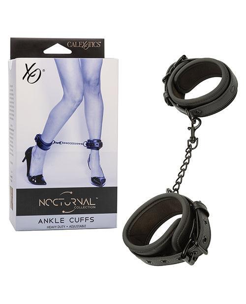 product image, Nocturnal Collection Adjustable Ankle Cuffs - Black - SEXYEONE