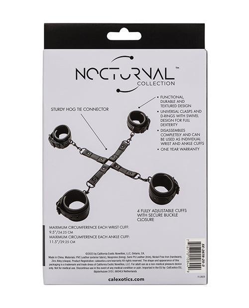 image of product,Nocturnal Collection Adjustable Hog Tie - Black - SEXYEONE