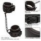 Nocturnal Collection Detachable Adjustable Wrist Cuffs - Black - SEXYEONE