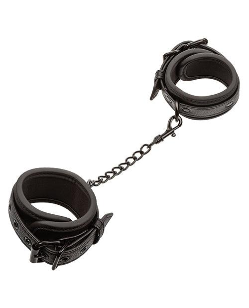 image of product,Nocturnal Collection Detachable Adjustable Wrist Cuffs - Black - SEXYEONE