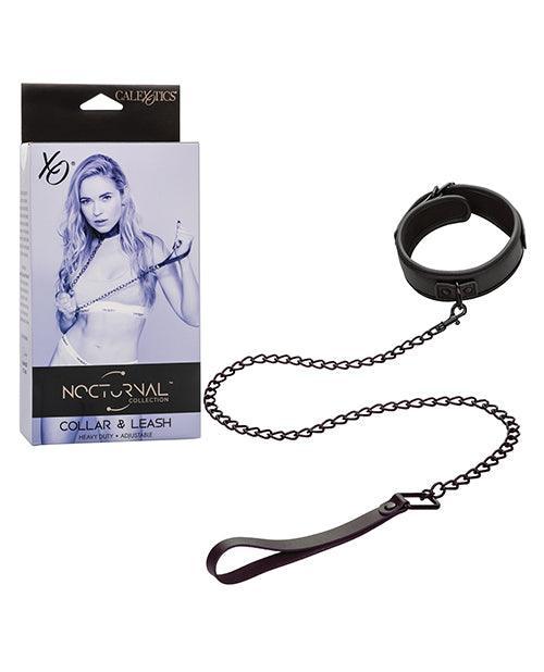 product image, Nocturnal Collection Detachable Collar & Leash - Black - SEXYEONE