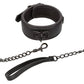 Nocturnal Collection Detachable Collar & Leash - Black - SEXYEONE