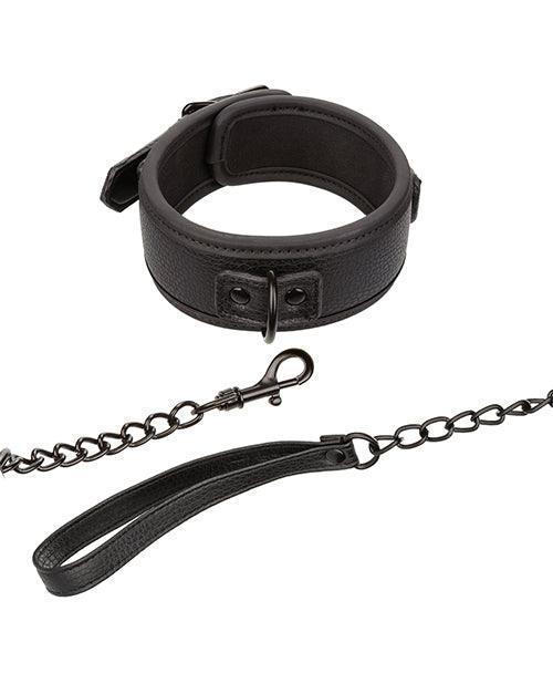 image of product,Nocturnal Collection Detachable Collar & Leash - Black - SEXYEONE