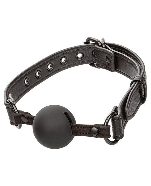 product image,Nocturnal Collection Silicone Ball Gag - Black - SEXYEONE