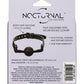 Nocturnal Collection Silicone Ball Gag - Black - SEXYEONE