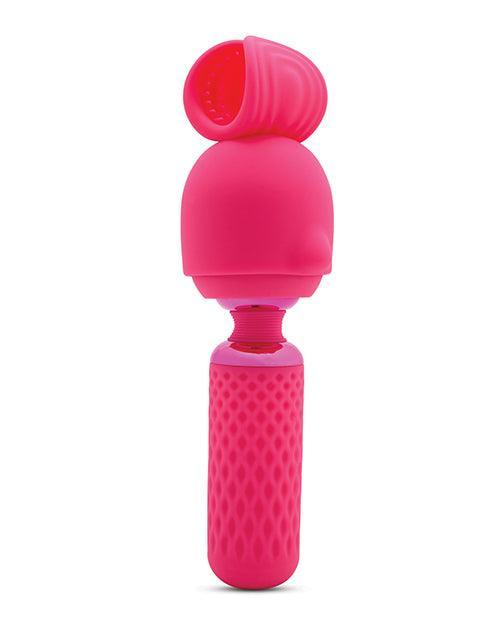 image of product,Nu Sensuelle Harlow Mini Wand w/Masturbator Attachment - SEXYEONE