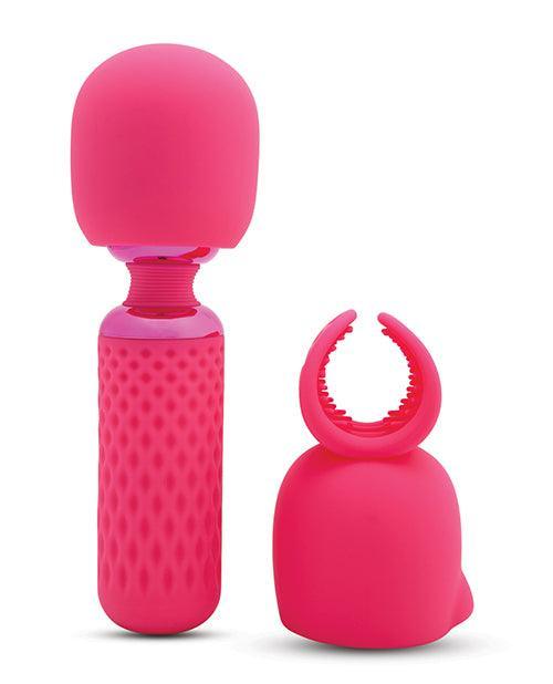 image of product,Nu Sensuelle Harlow Mini Wand w/Masturbator Attachment - SEXYEONE