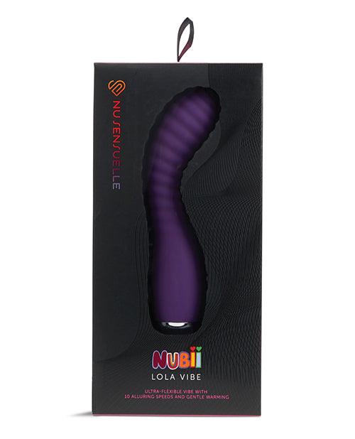 image of product,Nu Sensuelle Lola Nubii Flexible Warming Vibe - SEXYEONE