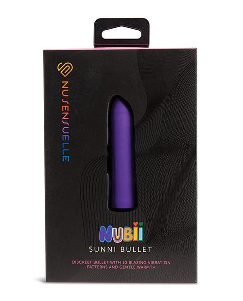 image of product,Nu Sensuelle Sunni Nubii Warming Bullet - SEXYEONE