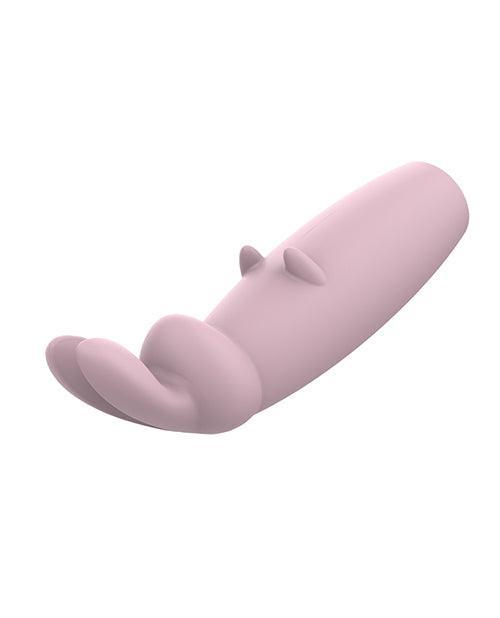 image of product,NUDE Hazel Rechargeable Rabbit Massager - Pink - SEXYEONE