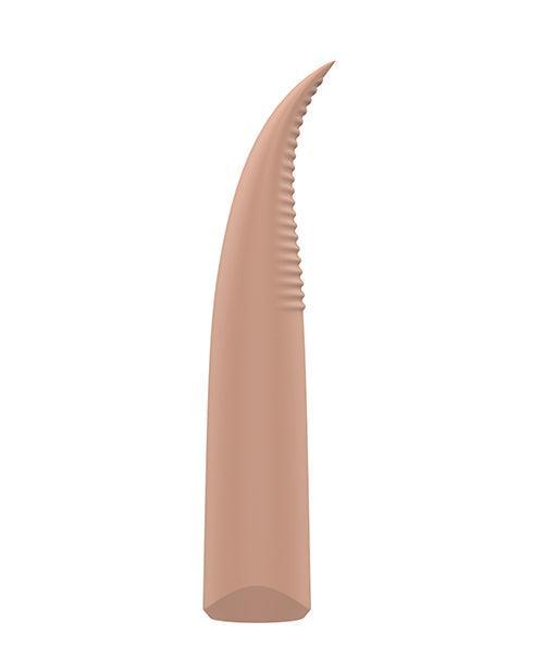 image of product,NUDE Laurel Rechargeable Travel Massager - Tan - SEXYEONE