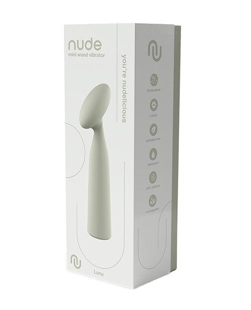 product image, NUDE Luna Rechargeable Mini Wand Vibe - Mint - SEXYEONE