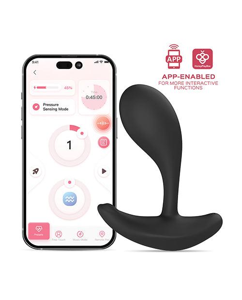 image of product,Oly 2 Pressure Sensing App-Enabled Wearable Clit & G Spot Vibrator - Black - SEXYEONE