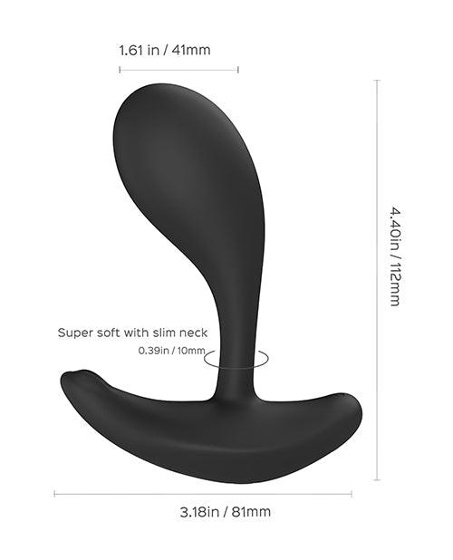 image of product,Oly 2 Pressure Sensing App-Enabled Wearable Clit & G Spot Vibrator - Black - SEXYEONE