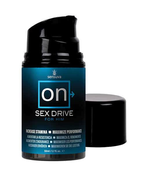 image of product,ON for Him Sex Drive Cream - 1.7 oz Bottle - SEXYEONE