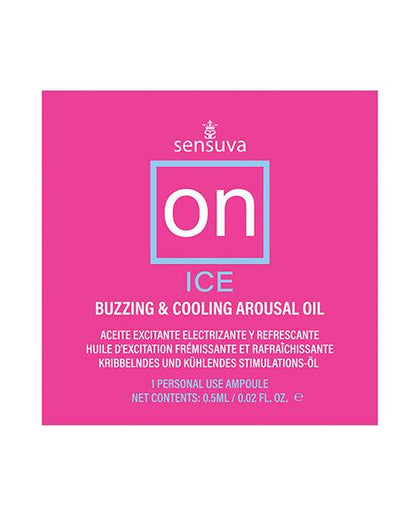 ON Ice Arousal Oil - Single Use Ampoule Packet - SEXYEONE