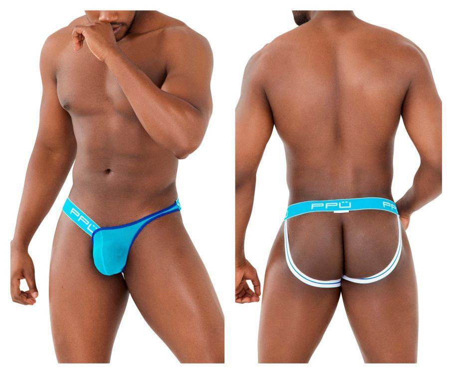 image of product,One Side Mesh Jockstrap - SEXYEONE