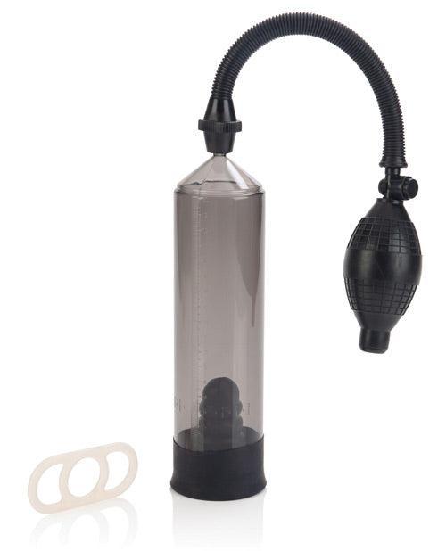 image of product,Optimum Series Precision Pump With Erection Enhancer - Smoke - SEXYEONE