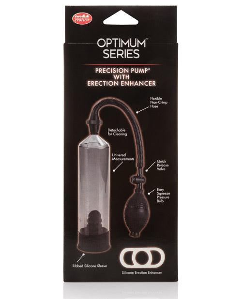 image of product,Optimum Series Precision Pump With Erection Enhancer - Smoke - SEXYEONE