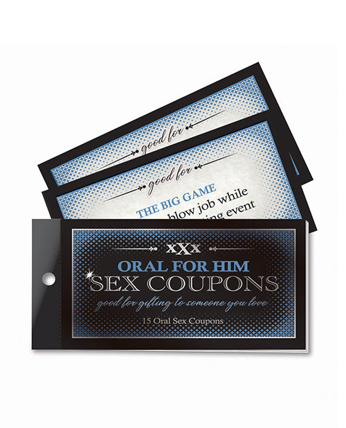 product image, Oral Adventures for Him Sex Coupons - SEXYEONE