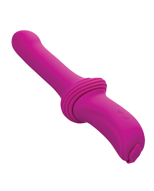 image of product,Overdrive Smooth Thruster Remote Control Sex Machine - Fuchsia/Black - SEXYEONE