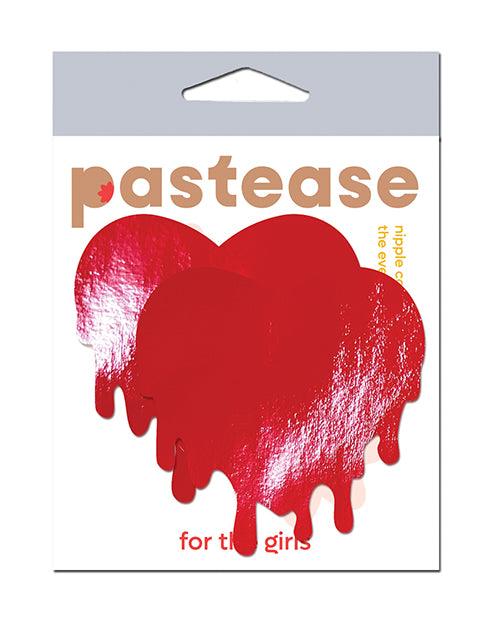 product image, Pastease Faux Leather Melty Heart - Red O/S - SEXYEONE