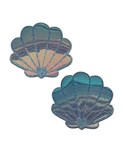 image of product,Pastease Opalescent Mermaid Shells - Seafoam Blue O/S - SEXYEONE