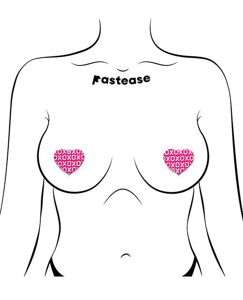 image of product,Pastease Petites Xo Hearts - Pink O/s - SEXYEONE