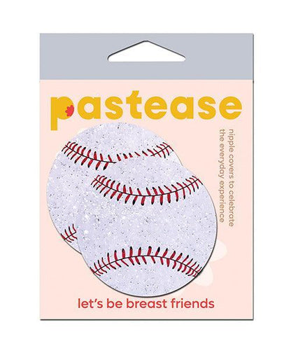 Pastease Premium Baseball Sparkly - White O/S - SEXYEONE